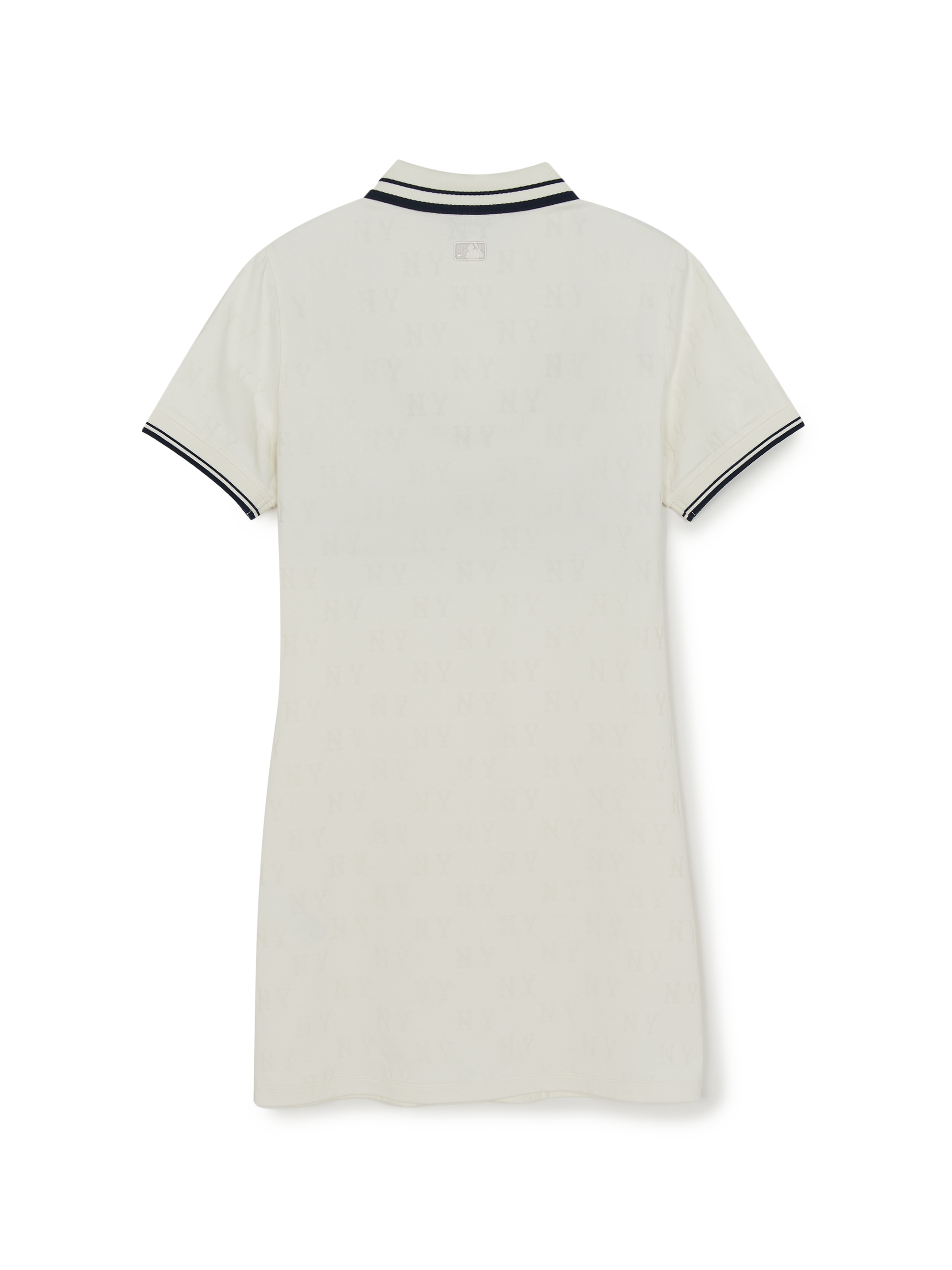 MLB Korea Women's Classic Monogram Tone-on-Tone Jacquard Collar Ops
