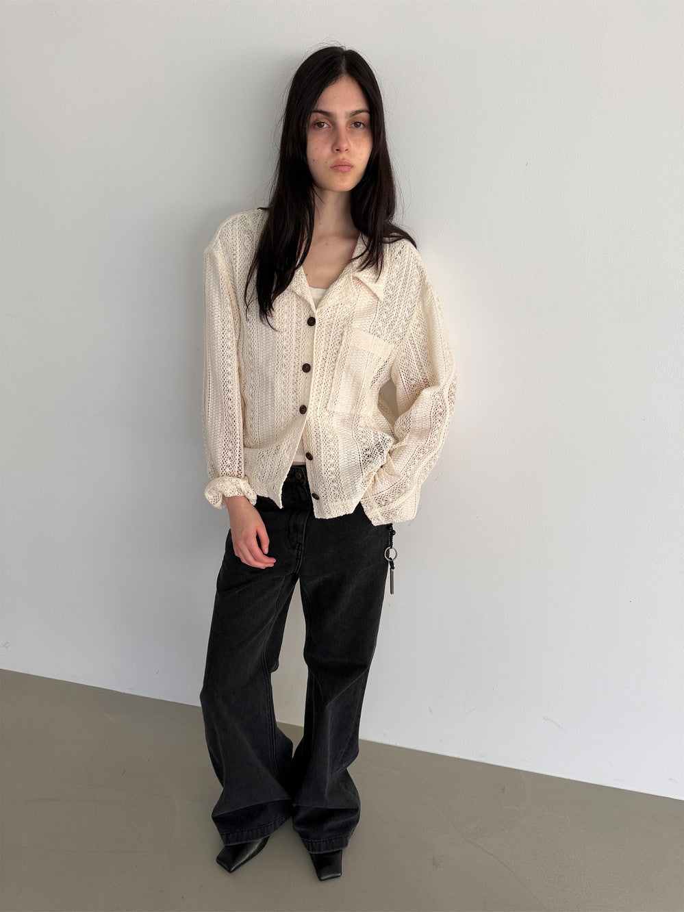 Low Classic Lace Jacket Ivory