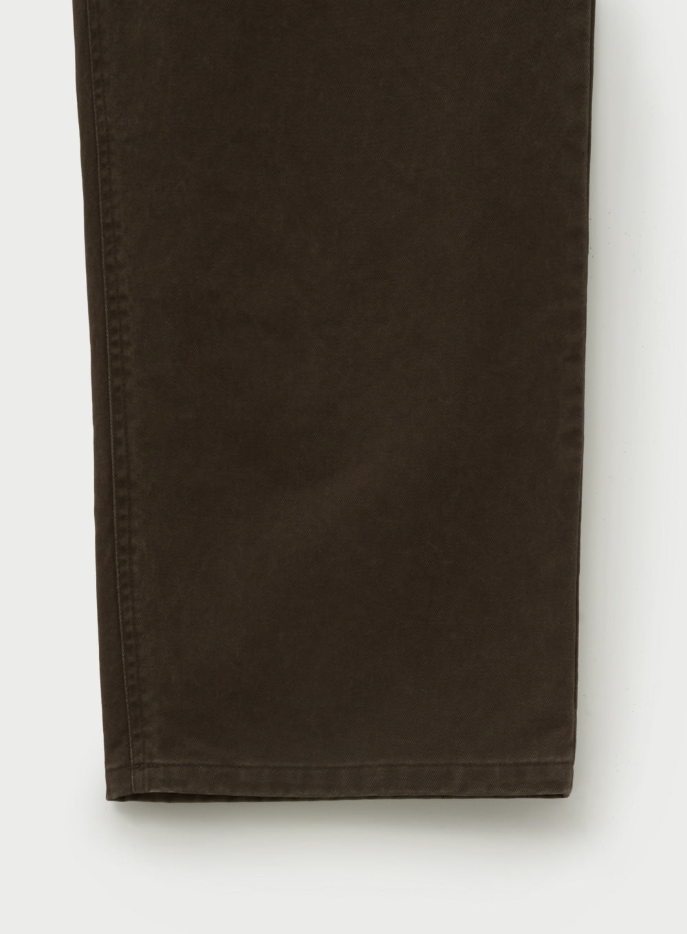 [satur] (W) Dying Semi Wide Fatigue Pants - Brown