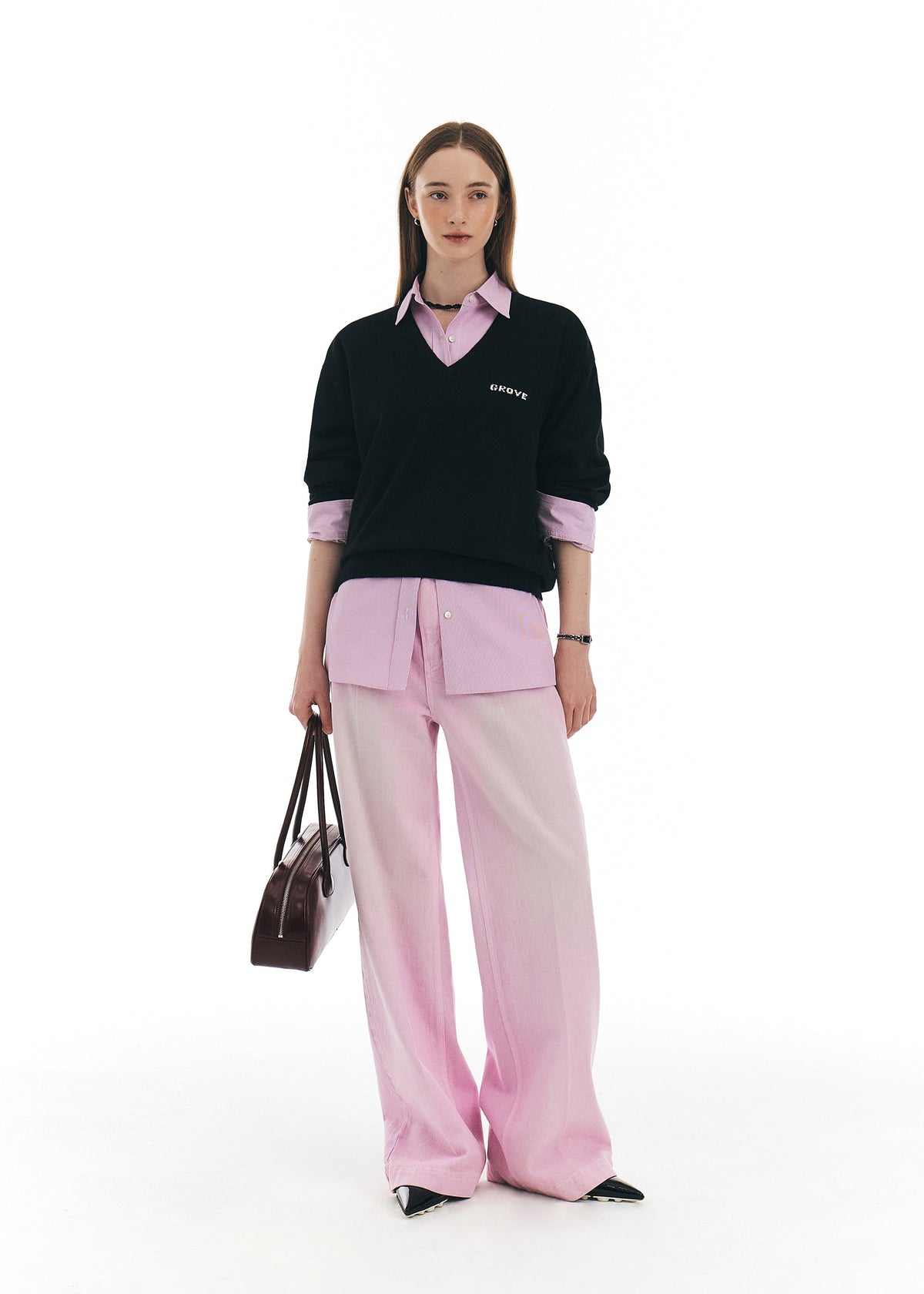 Grove Mat Straight Denim Pants