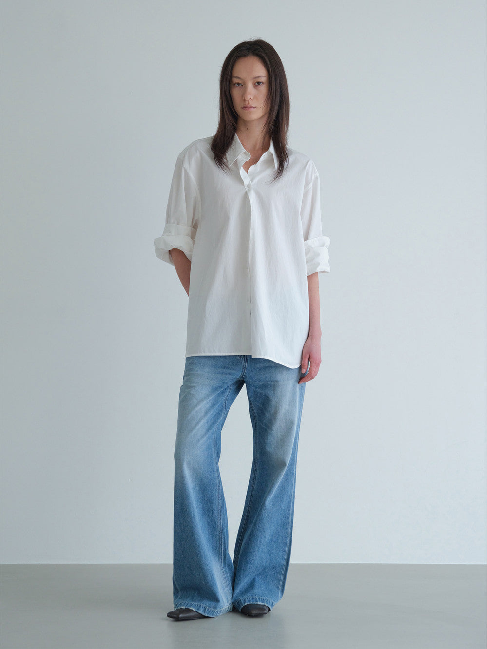 [Low Classic] Bootcut Light Denim_Blue