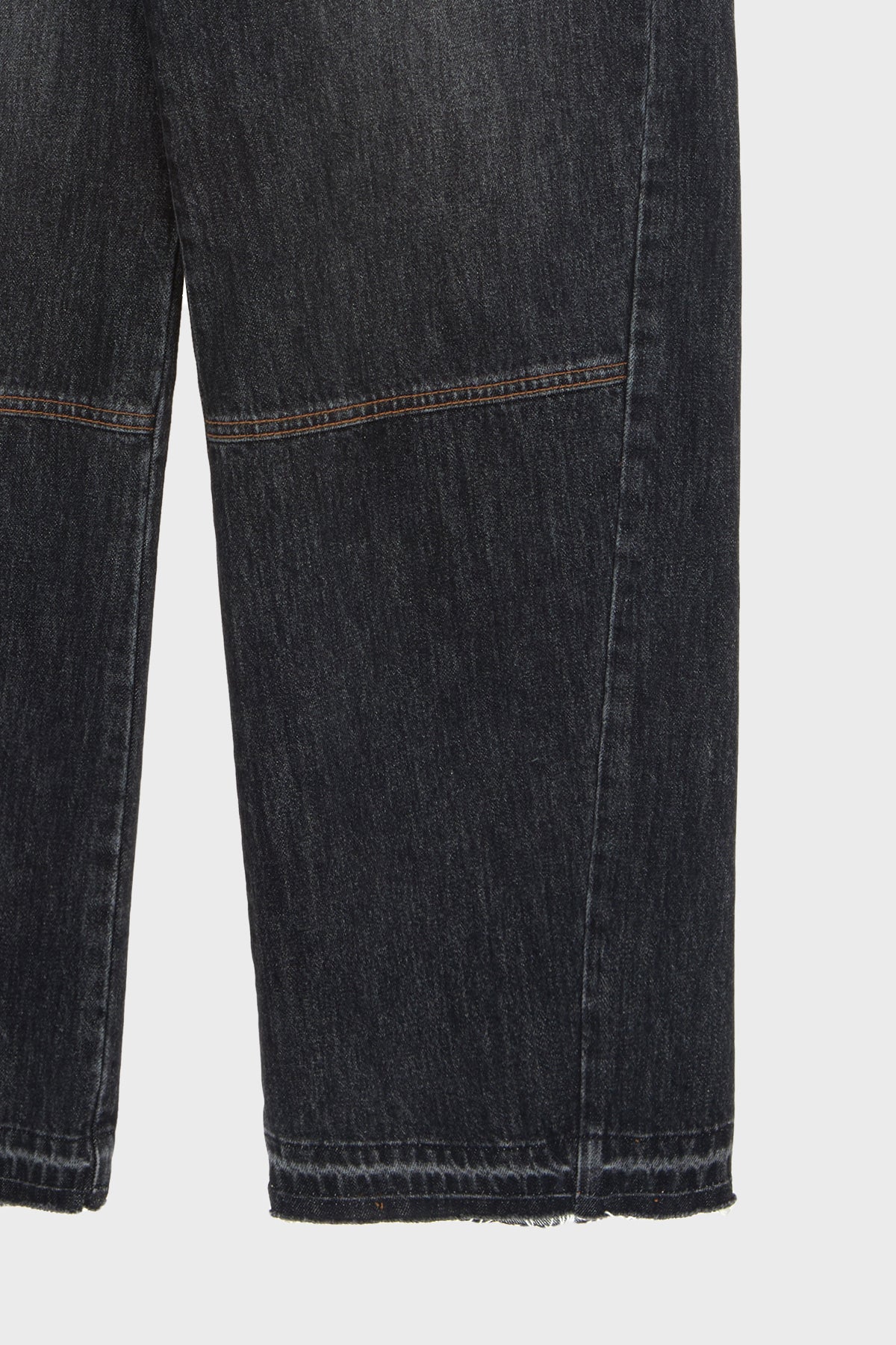 Matinkim Twisted Seam Denim Pants IN Dark Grey
