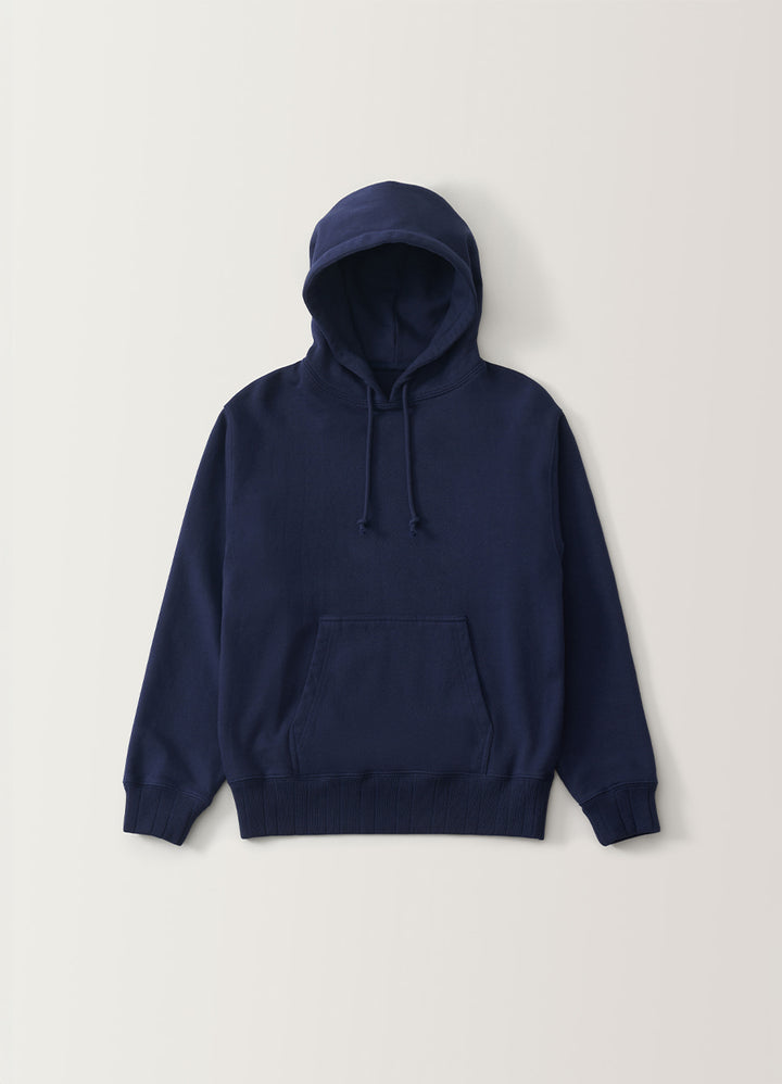 Nothing Written Heritage cotton hoodie (Washed navy)