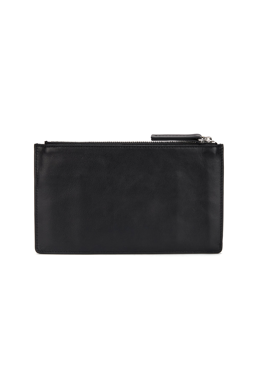 [matinkim] VINTAGE LEATHER CLUTCH BAG IN BLACK