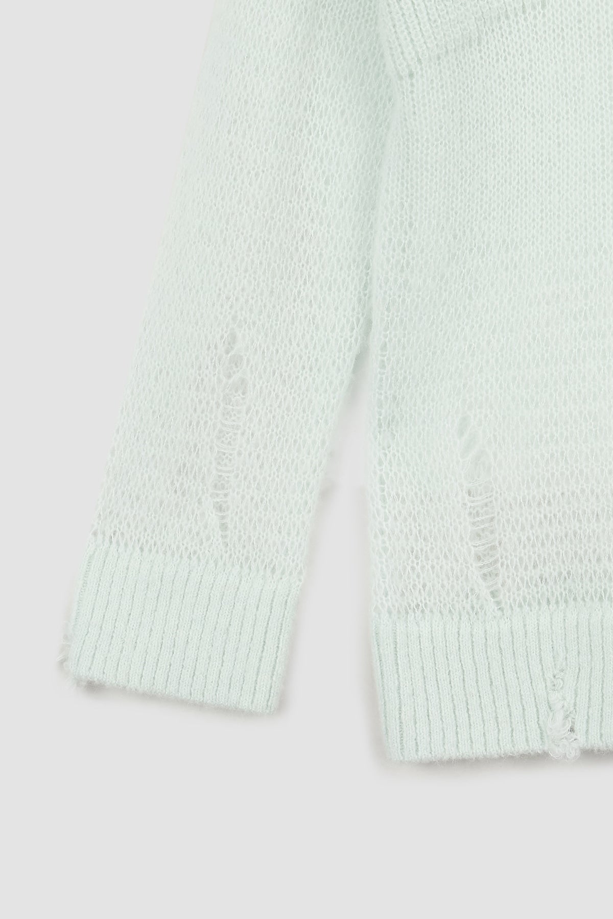 Matinkim Damage Detail Logo Pullover IN Mint