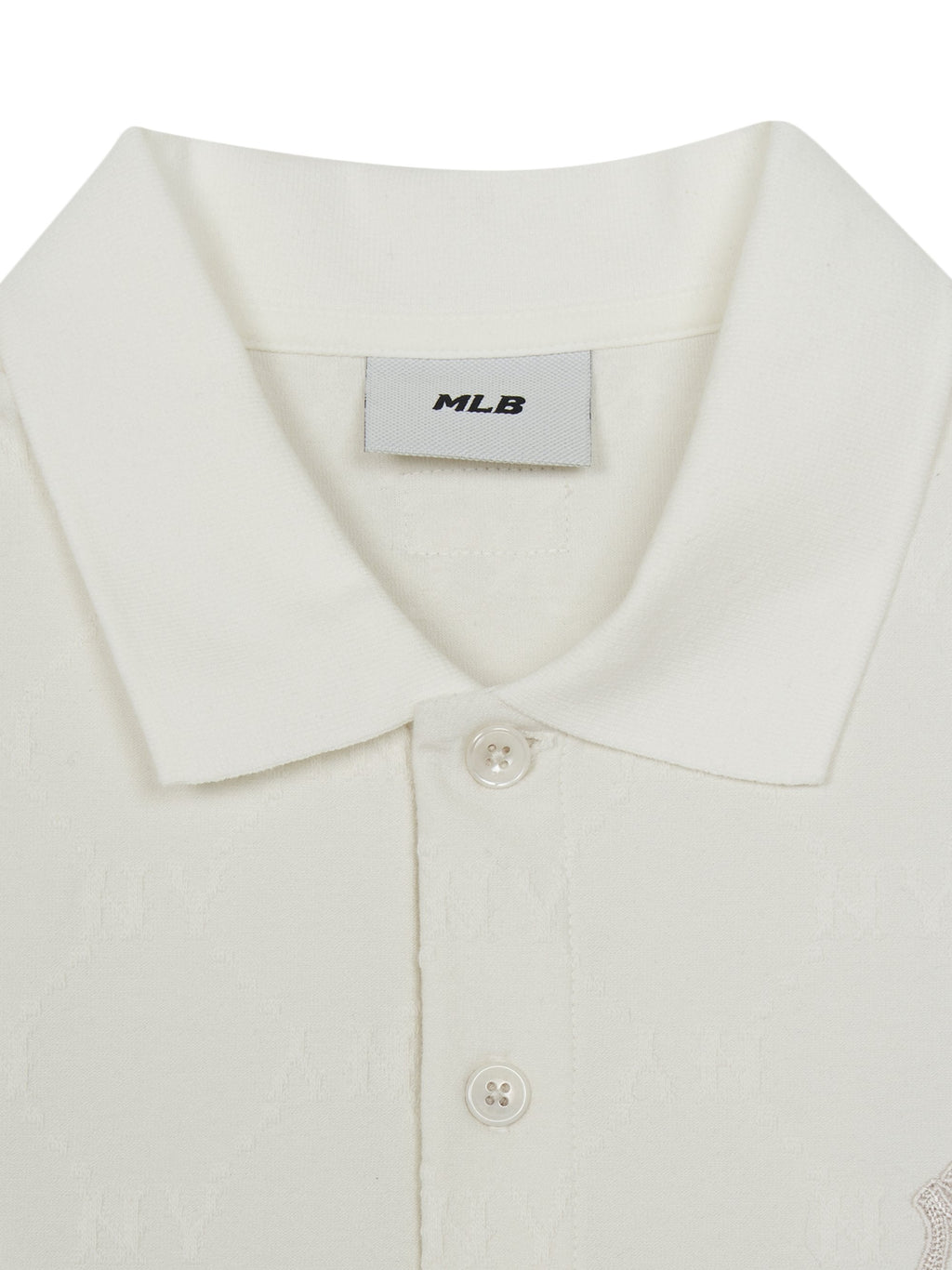 MLB Korea Dia Monogram Tonal Jacquard Polo T-Shirts