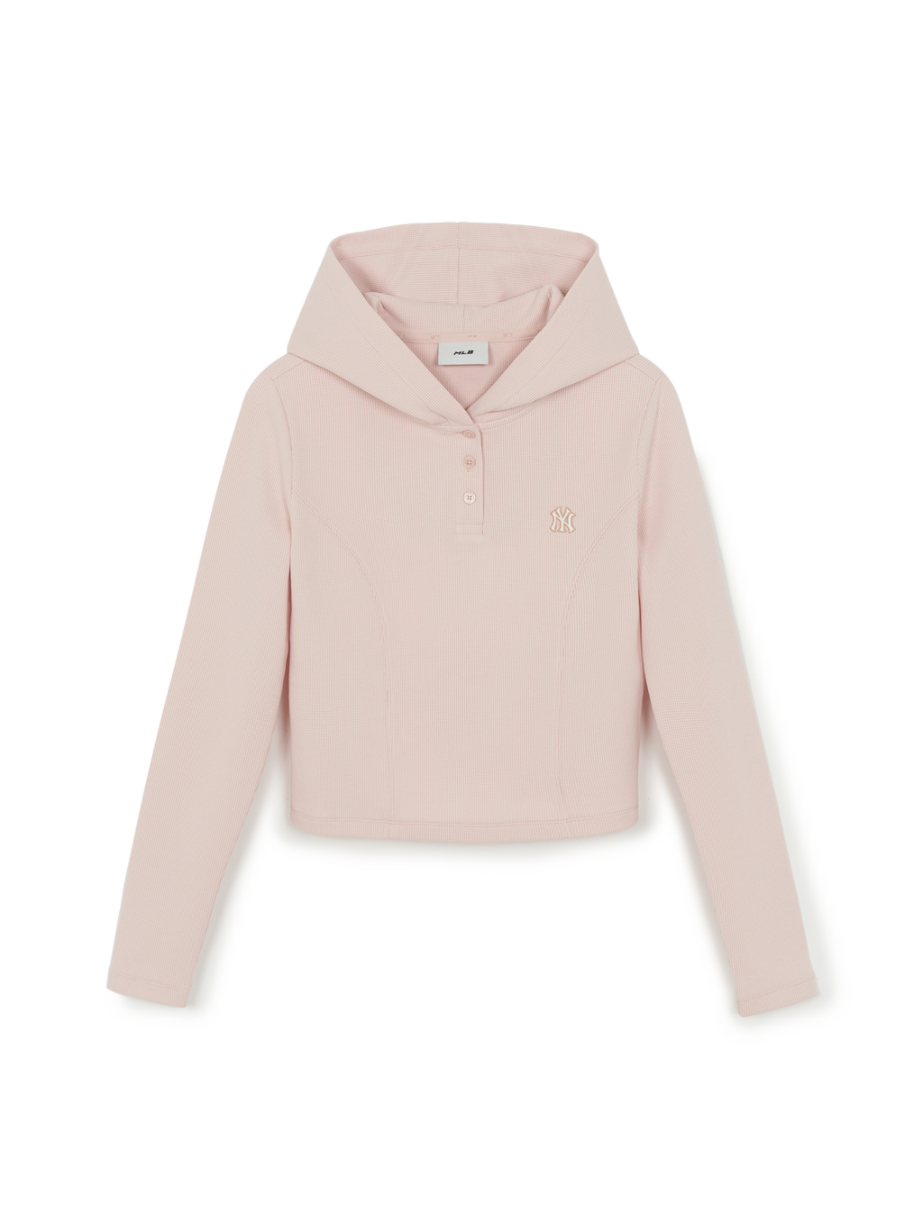 MLB Korea Women's Basic Slim Fit Waffle Hoodie