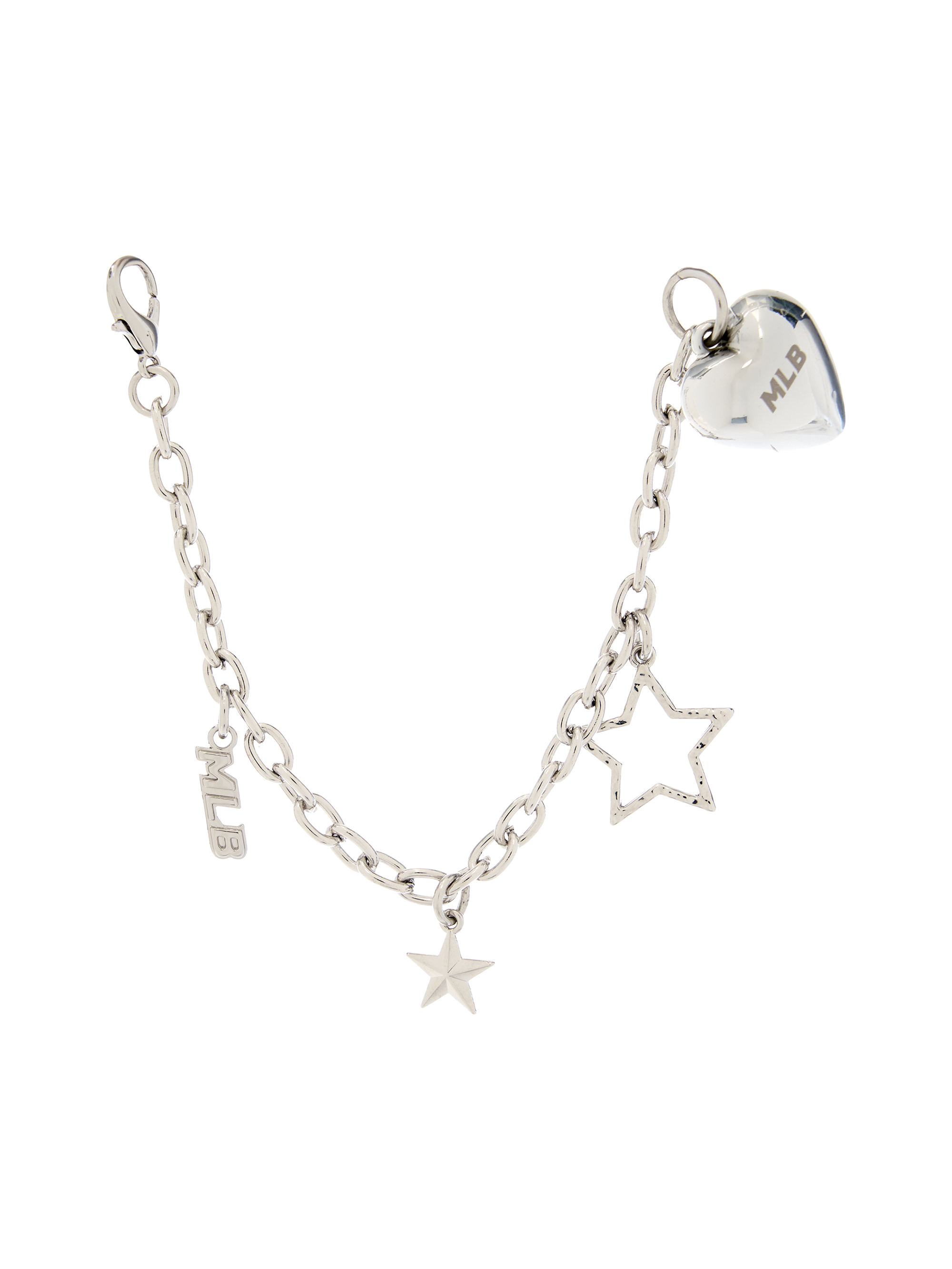MLB Korea Heart Star Point Ring Chain Keyring