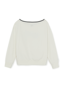 MLB Korea Women's Varsity Sportive Off-Shoulder Sweatshirt