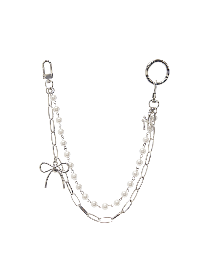 Mlb Ribbon Jewelry Long Chain Keyring