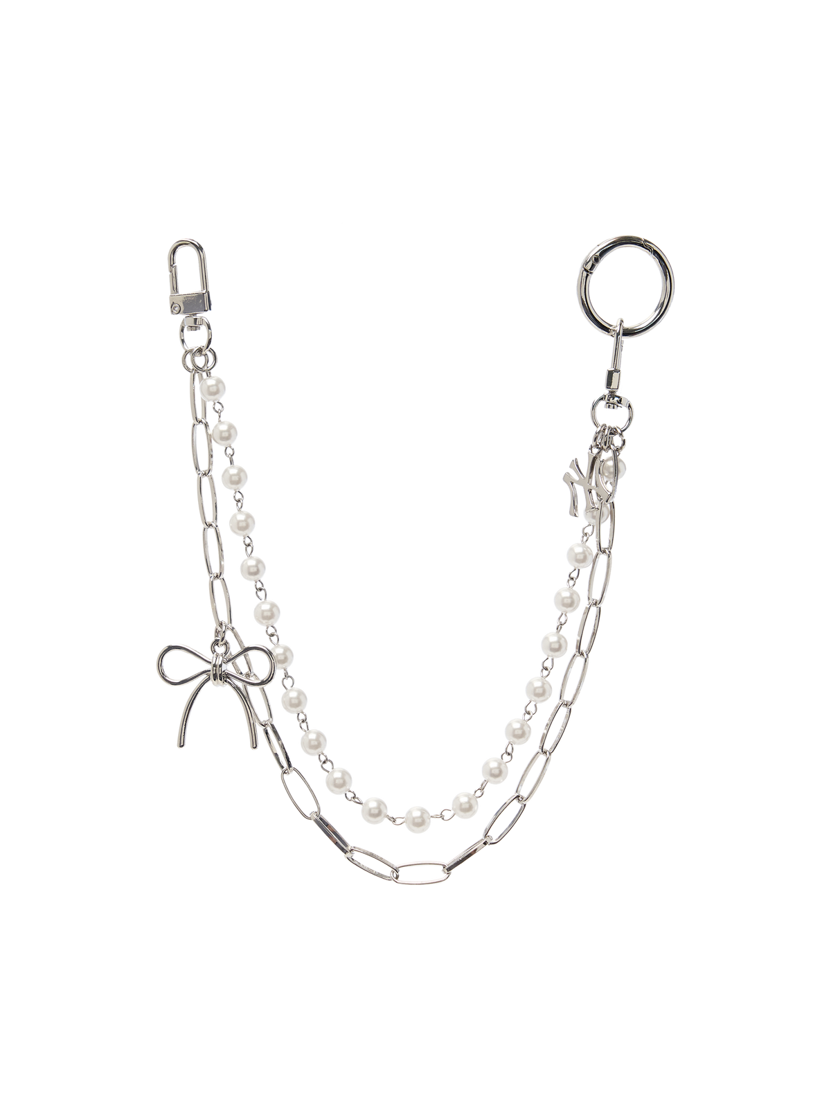 Mlb Ribbon Jewelry Long Chain Keyring