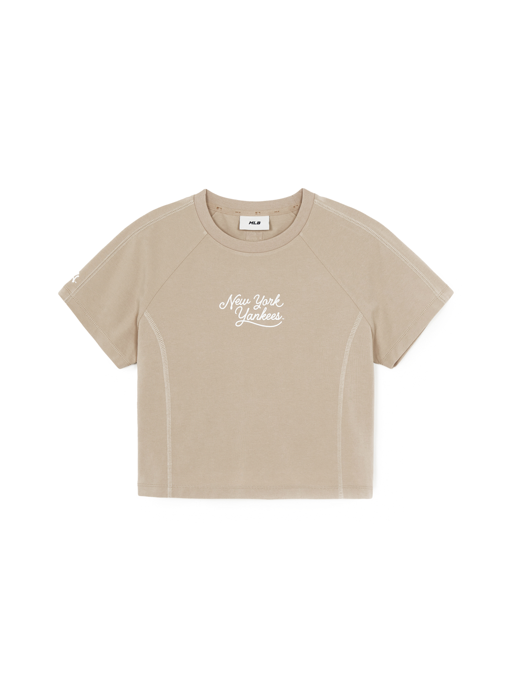 MLB Korea Women's Sportive Track Crop T-Shirts