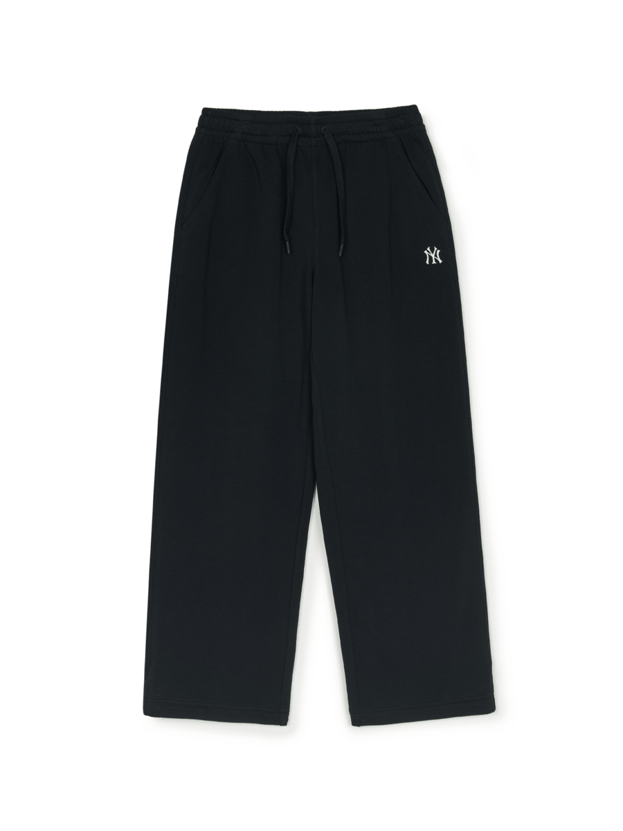 [25S New] Basic Small Logo Wide Leg Pants New York Yankees