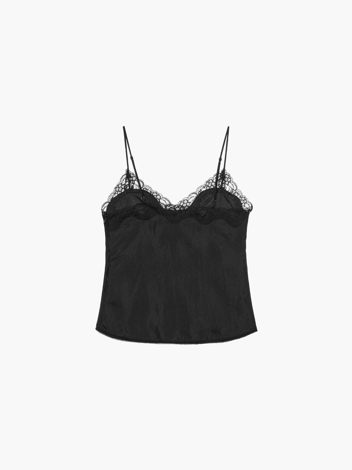 MARGESHERWOOD Lace Sleeveless Top black