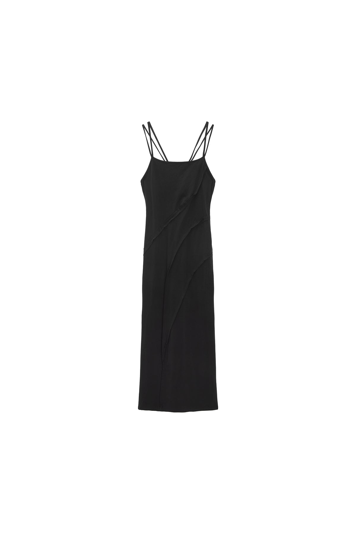 Matinkim Cut Out Layered Maxi Dress IN Charcoal