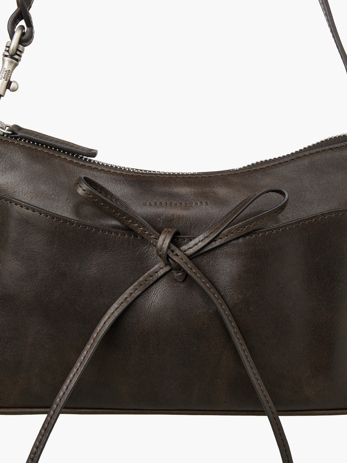 Margesherwood Ribbon Pochette sepia pull-up