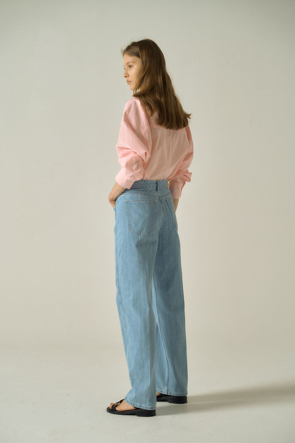 Facade Pattern Boyfit Breeze Shirt pink