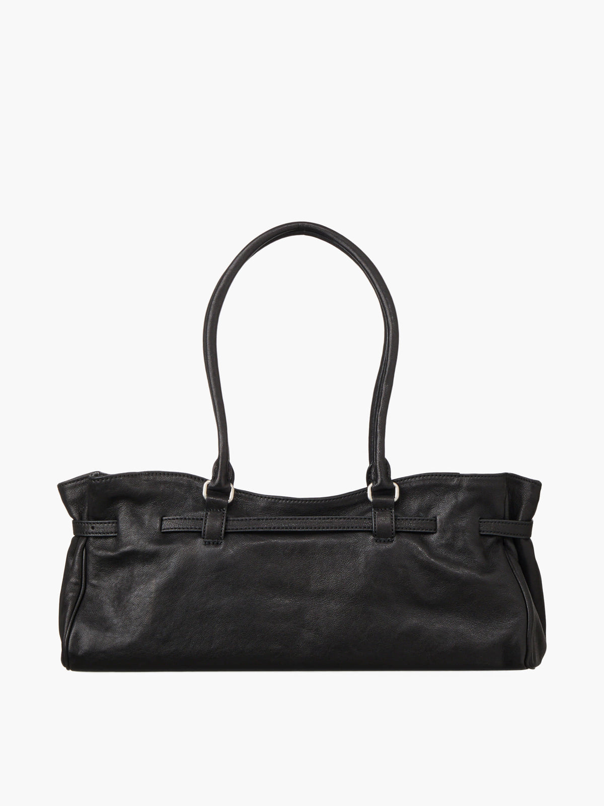 Margesherwood Soft Grandma Shoulder Bag black washed nappa