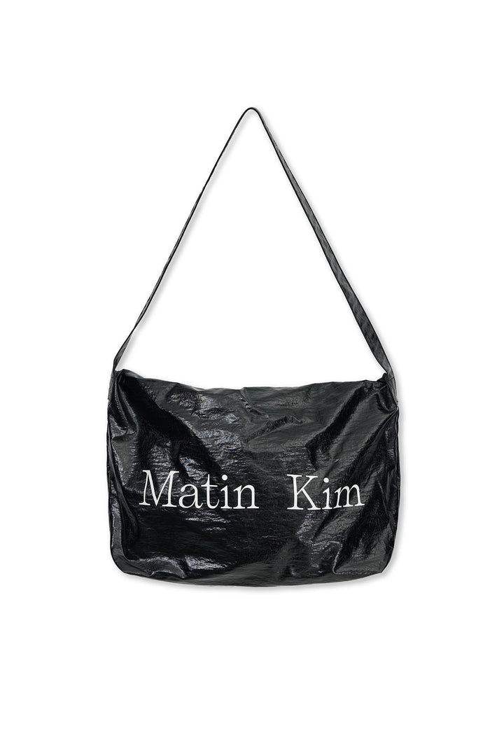Matinkim Glossy Light Two Way Bag IN Black