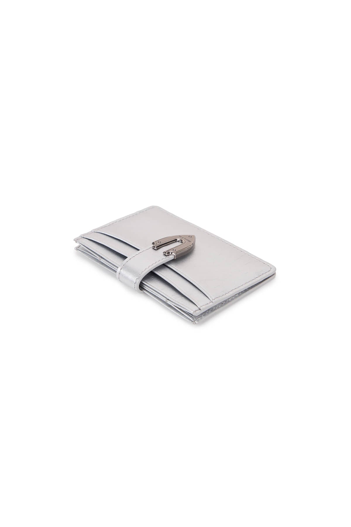 Matinkim Western Buckle Card Wallet IN Silver