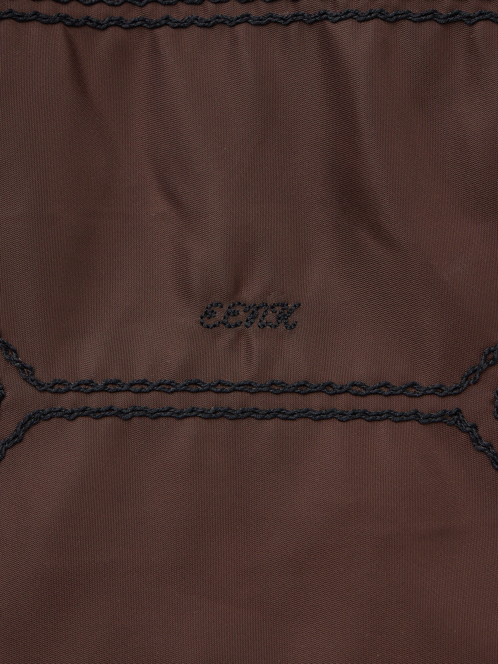 EENK Stitch Contrast Bag - Brown