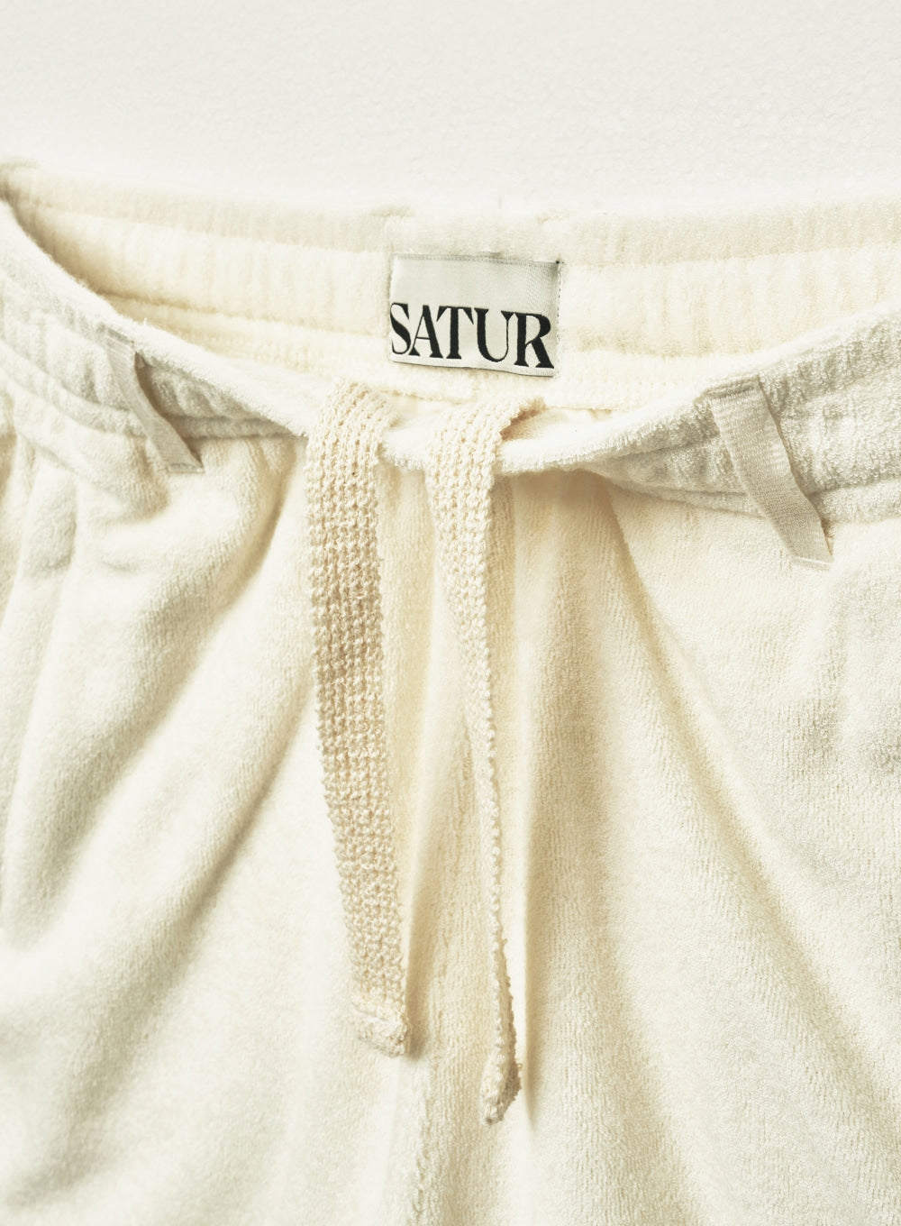 [satur] (W) Lawton Terry Shorts - Cream