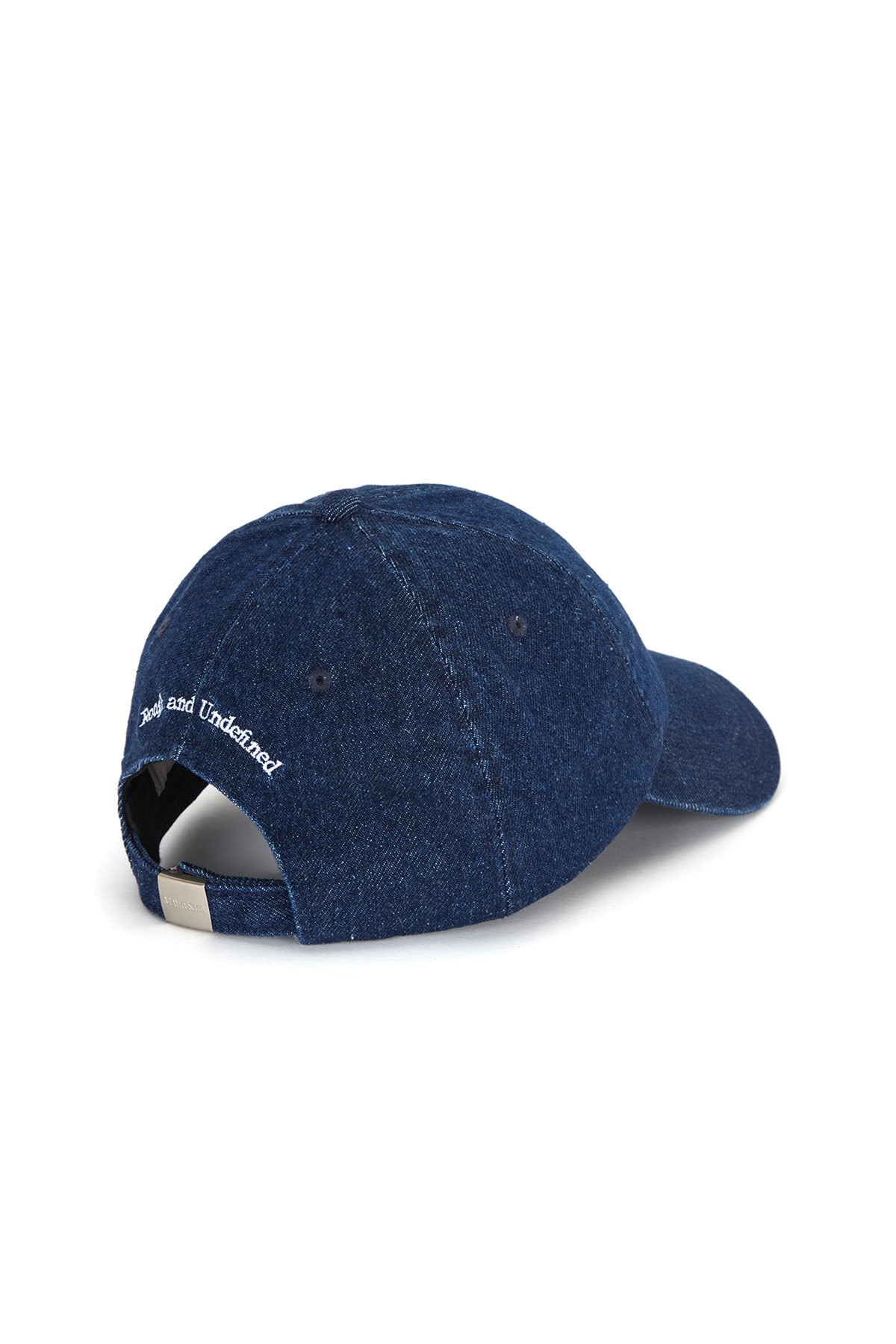 [matinkim] MATIN MINI LOGO DENIM BALL CAP IN BLUE
