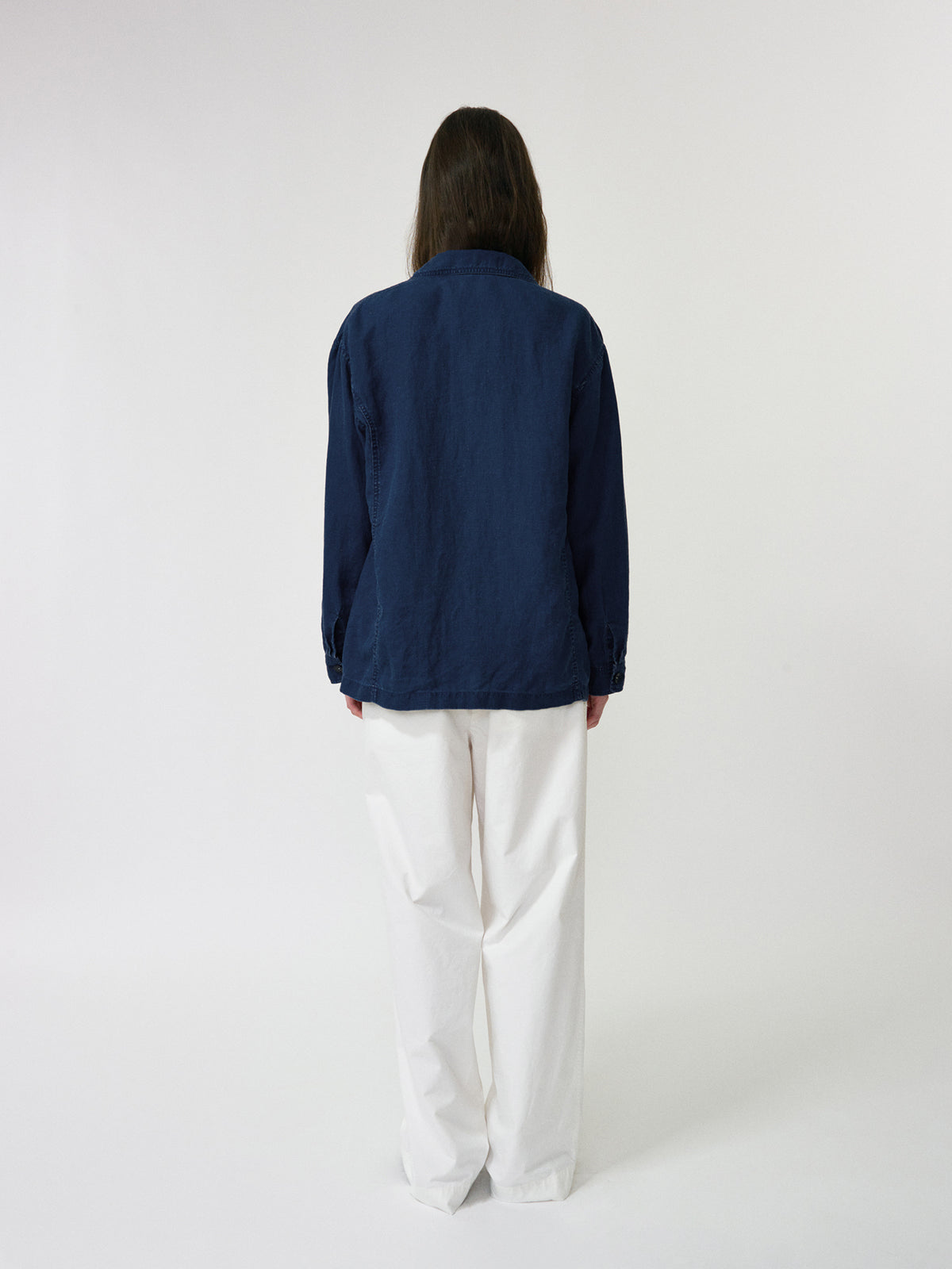 Nothing Written Plain linen jacket (Blue navy)