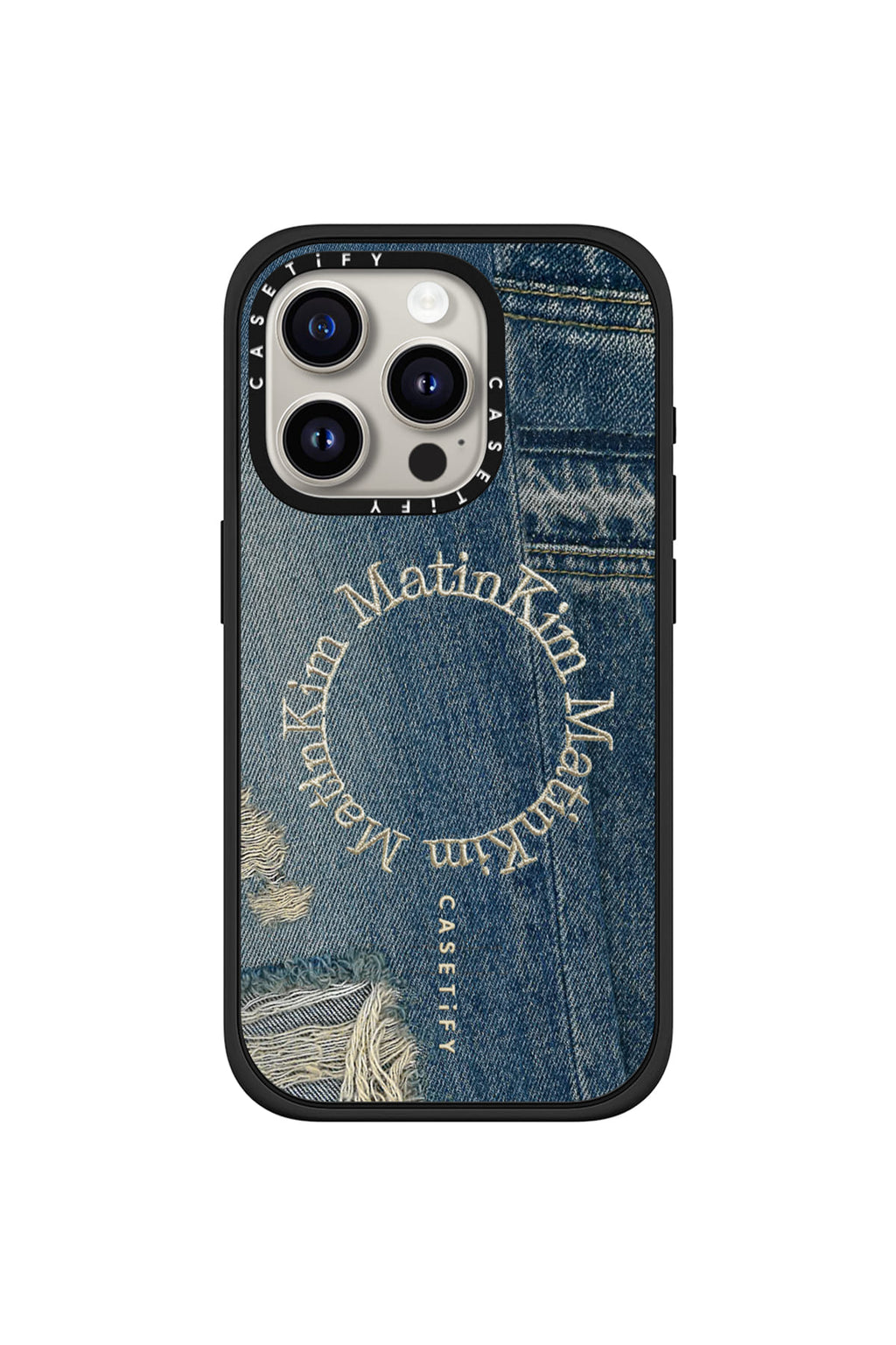 [matinkim] Matin Kim X Casetify Denim Circle Case IN Blue