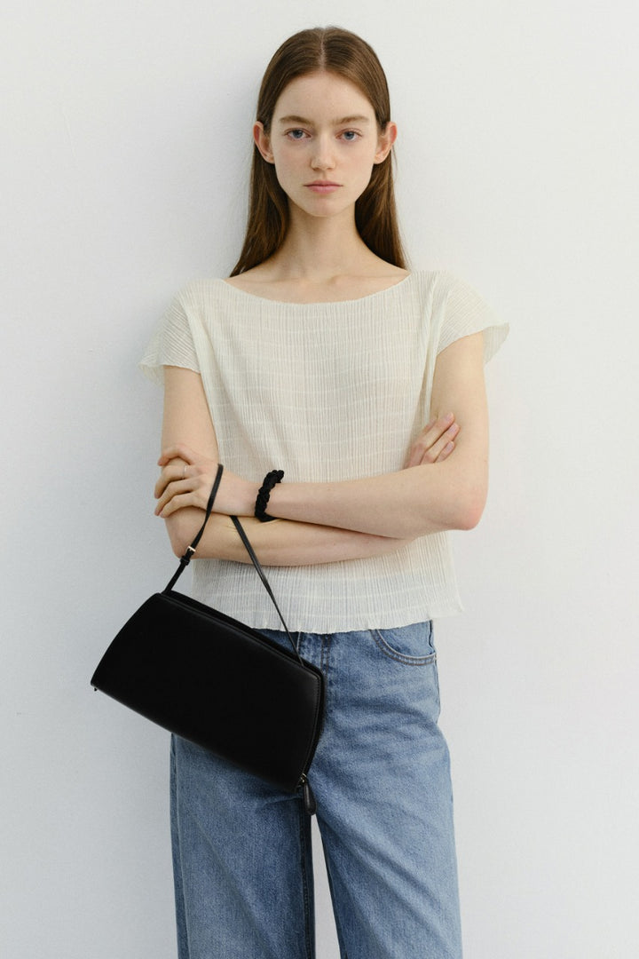 Dunst Pleats Blouse Ivory