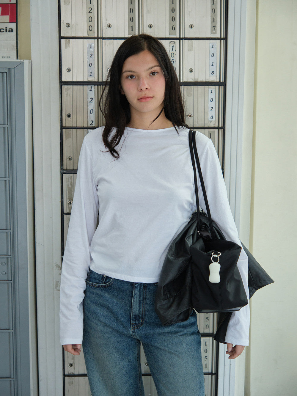 Low Classic Lc Long-Sleeve Tee White