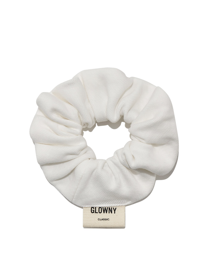 GLOWNY Everyday G Scrunchie (White)