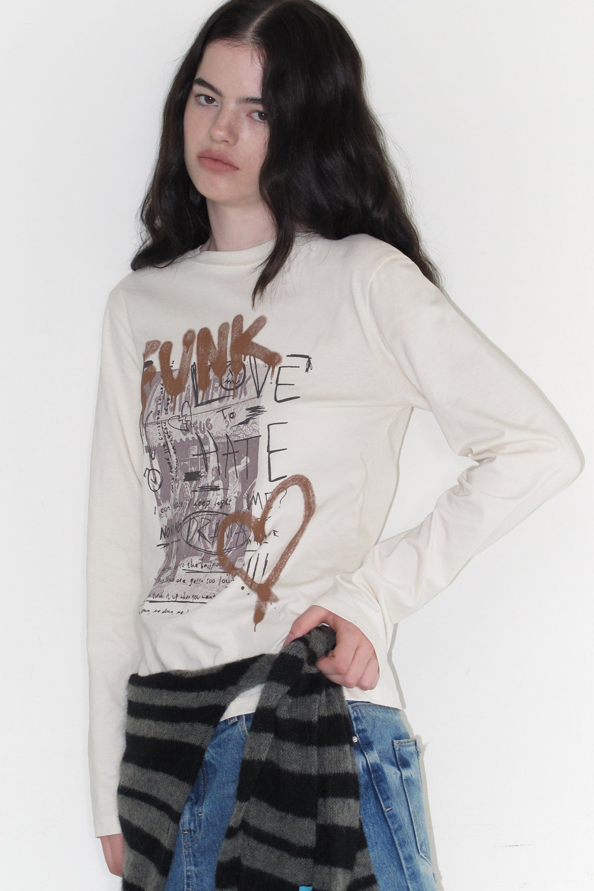 Instantfunk Vintage Funk Love Tee - Ivory
