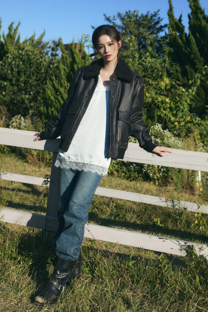 Dunst Refined Flared Jeans Classic Blue