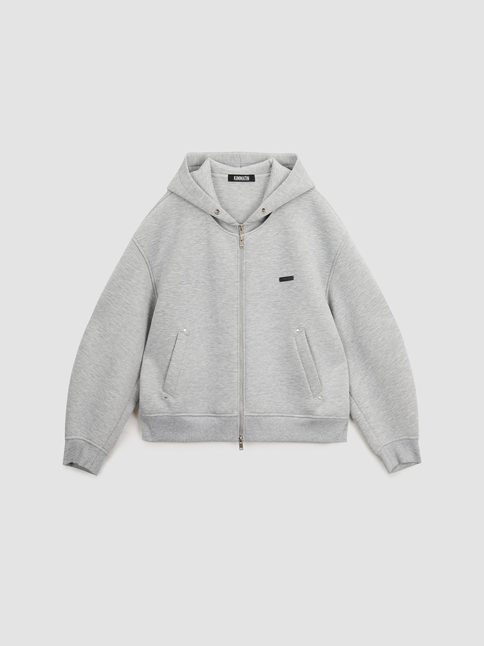 Matinkim Neoprene Double Layered Zip UP IN Grey