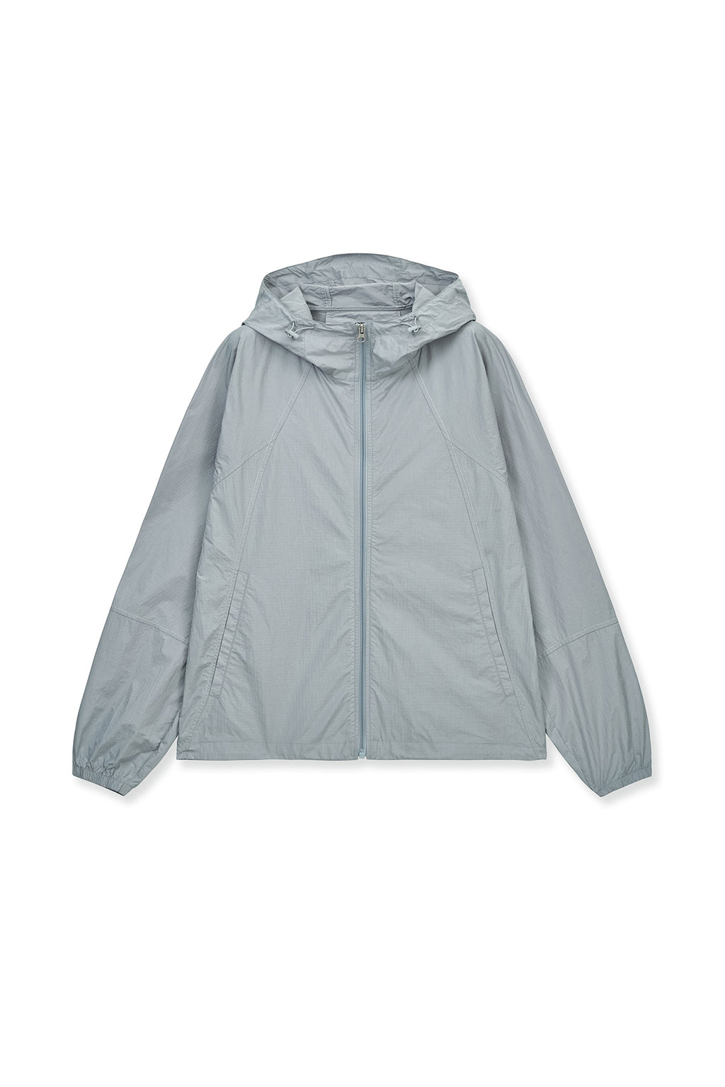 Matinkim Back Logo Hoody Wind Breaker IN Light Grey