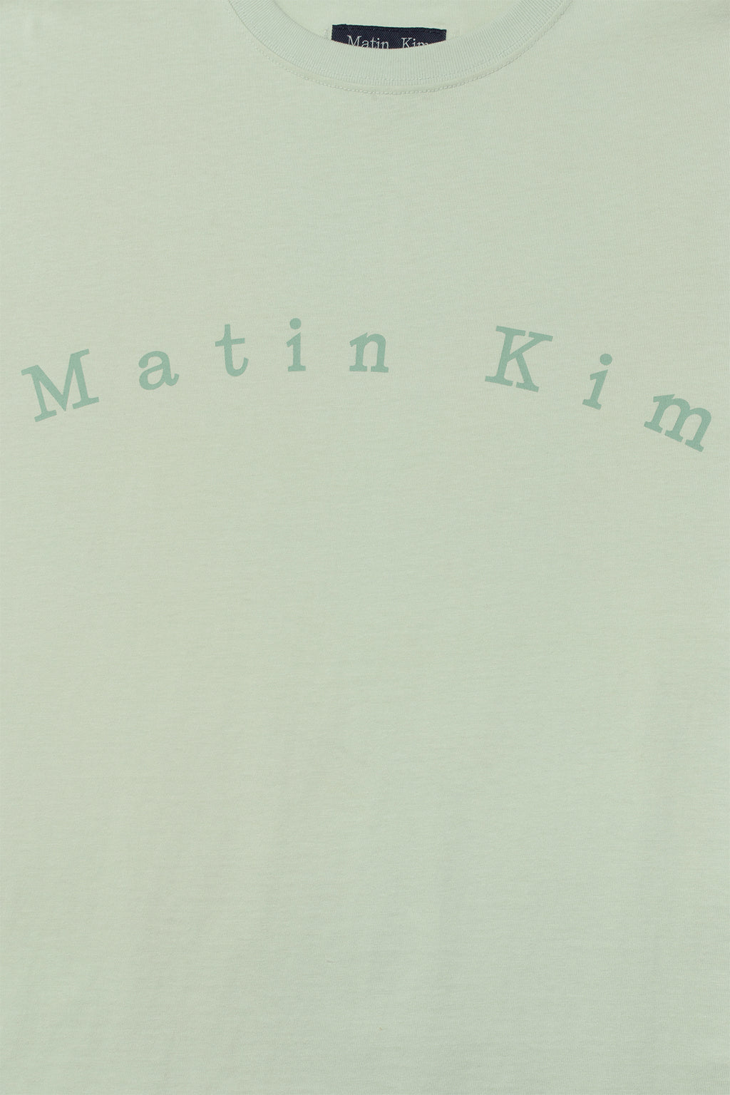 [matinkim] MINIMAL ARCH LOGO TOP FOR MEN IN MINT