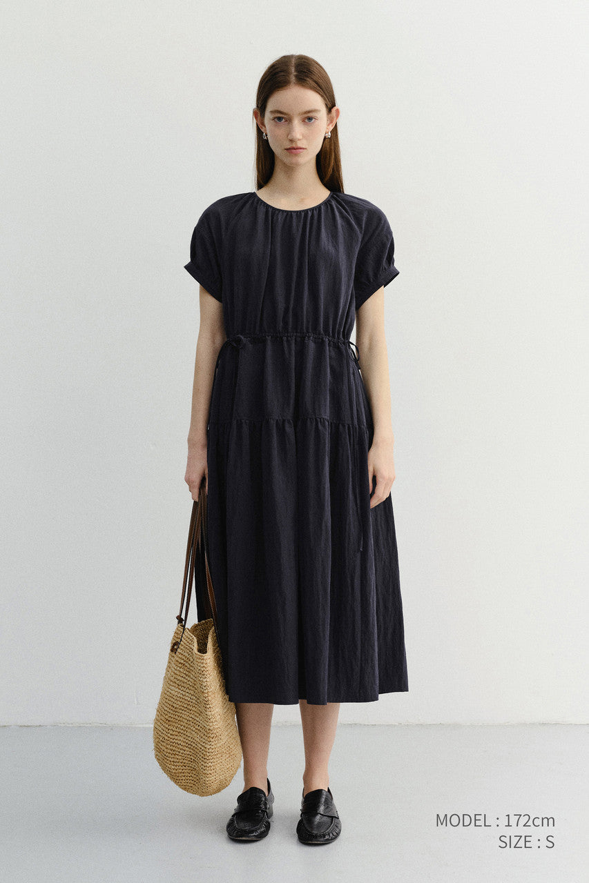 Dunst Half Sleeve Dress Deep Navy