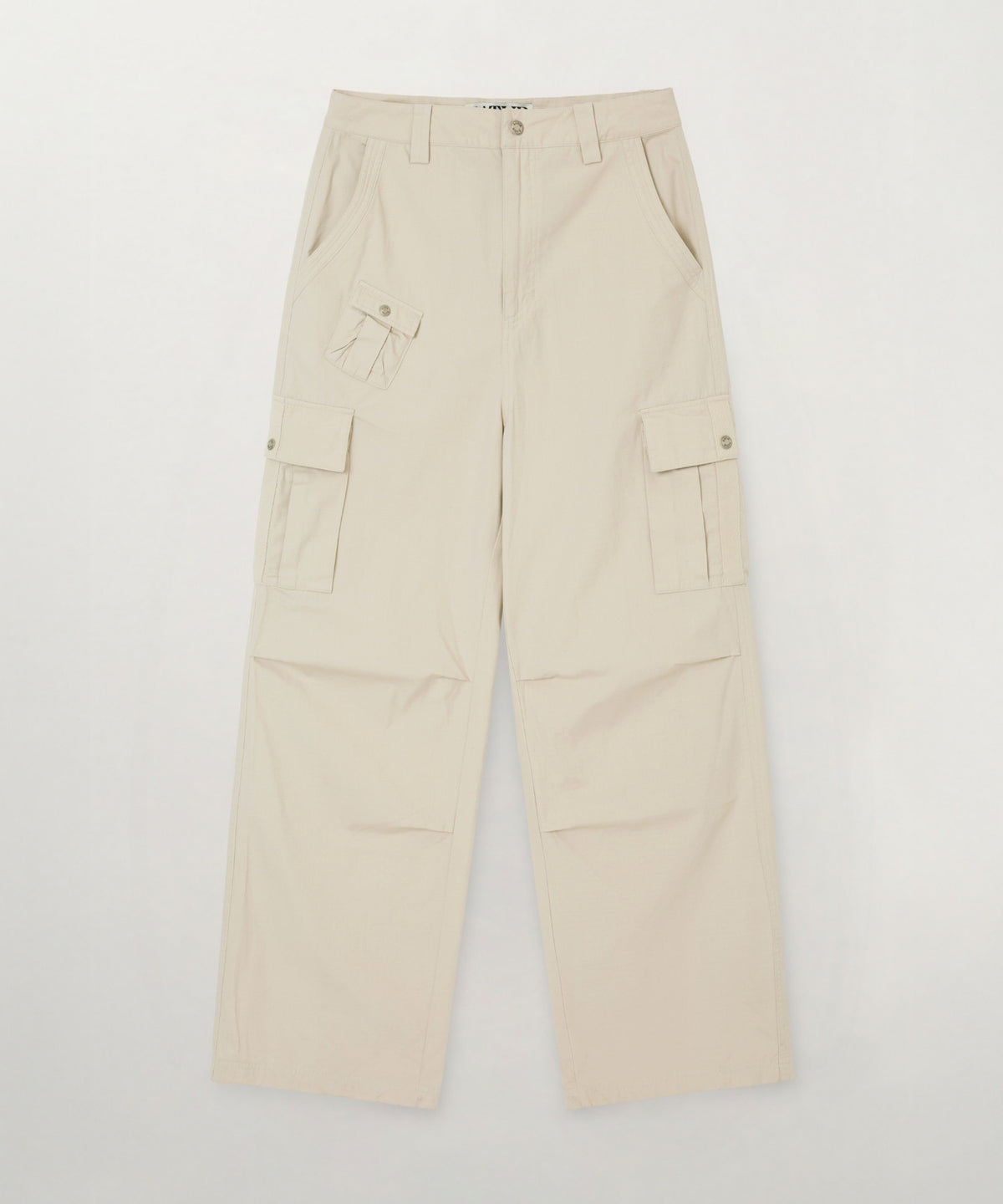 Satur Cotton Ripstop Cargo Pants - Beige