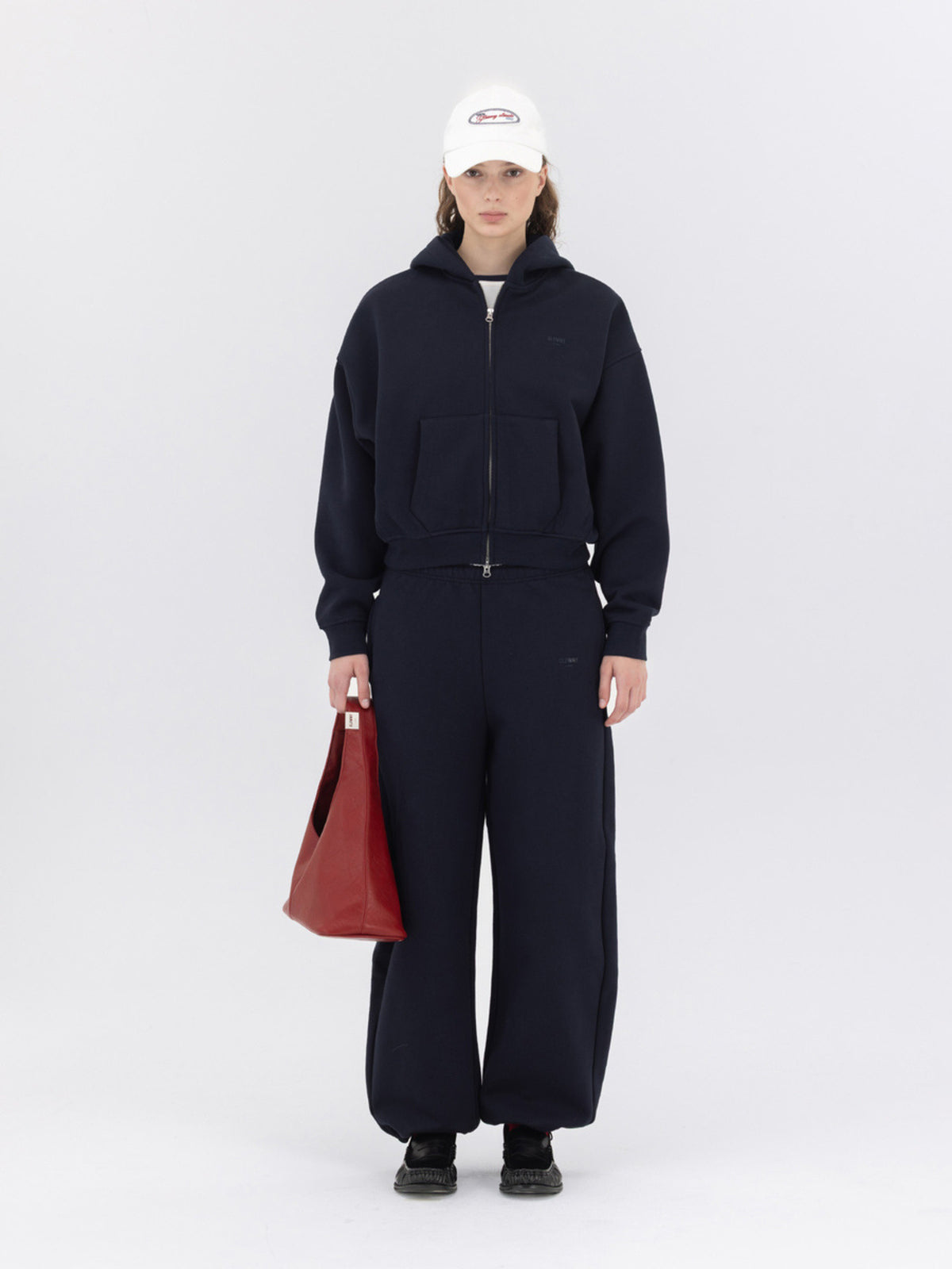 GLOWNY G Warm Core Sweatpants (Navy)