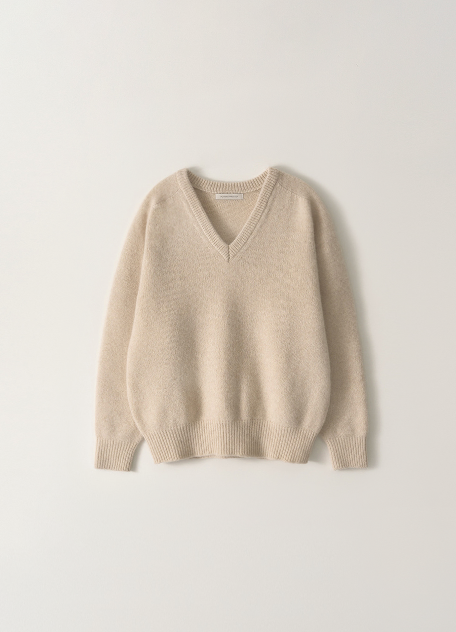 Nothing Written Pound alpaca sweater (Oatmeal)