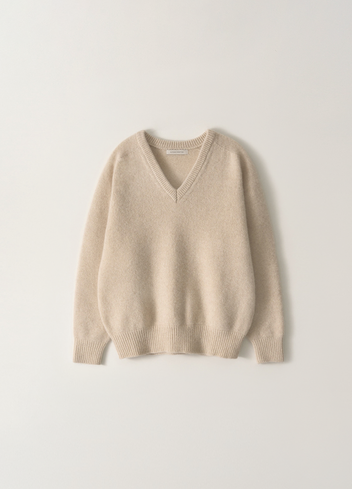Nothing Written Pound alpaca sweater (Oatmeal)