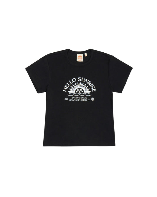 HS Arch Logo Baby Tee (W)_Black