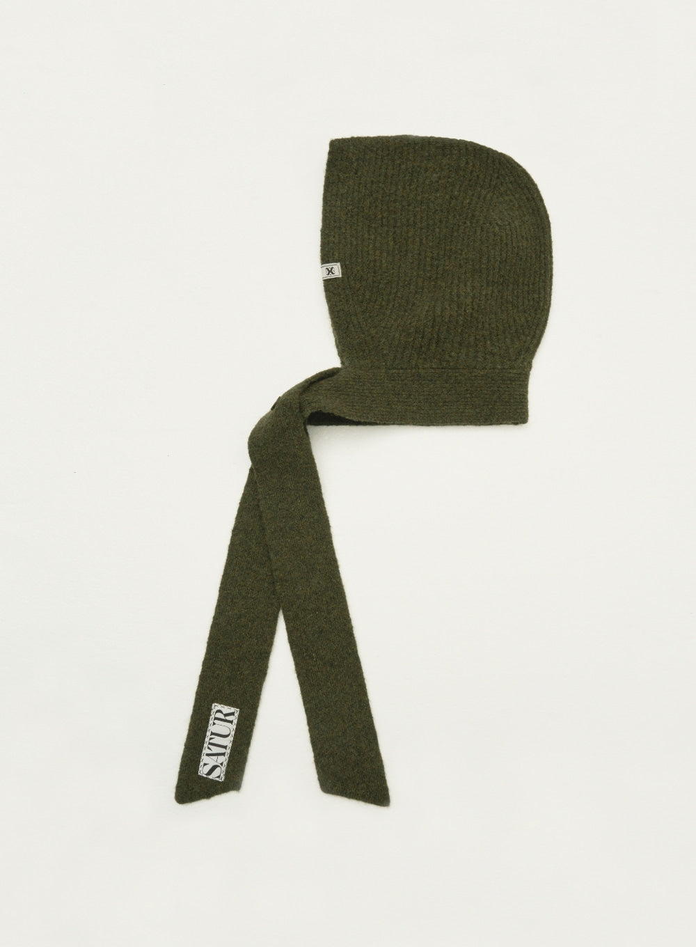 [satur] (W) Knit Balaclava - Khaki
