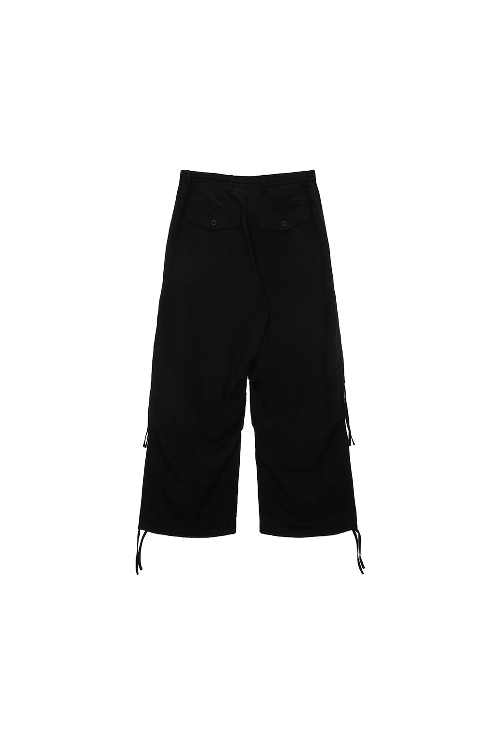 Matinkim Rayon String Cargo Pants IN Black