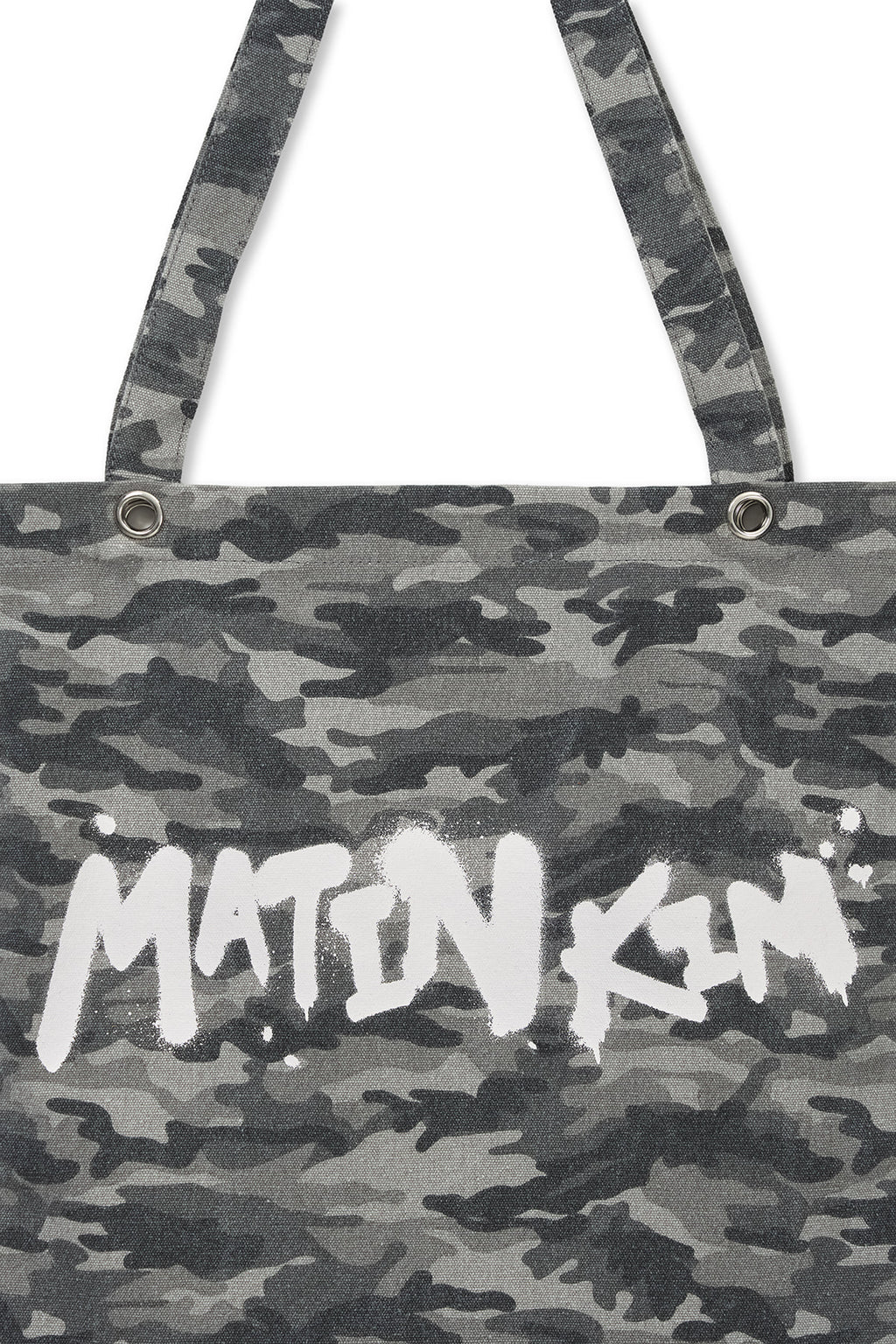 [matinkim] MATIN CAMOUFLAGE ECOBAG IN GREY