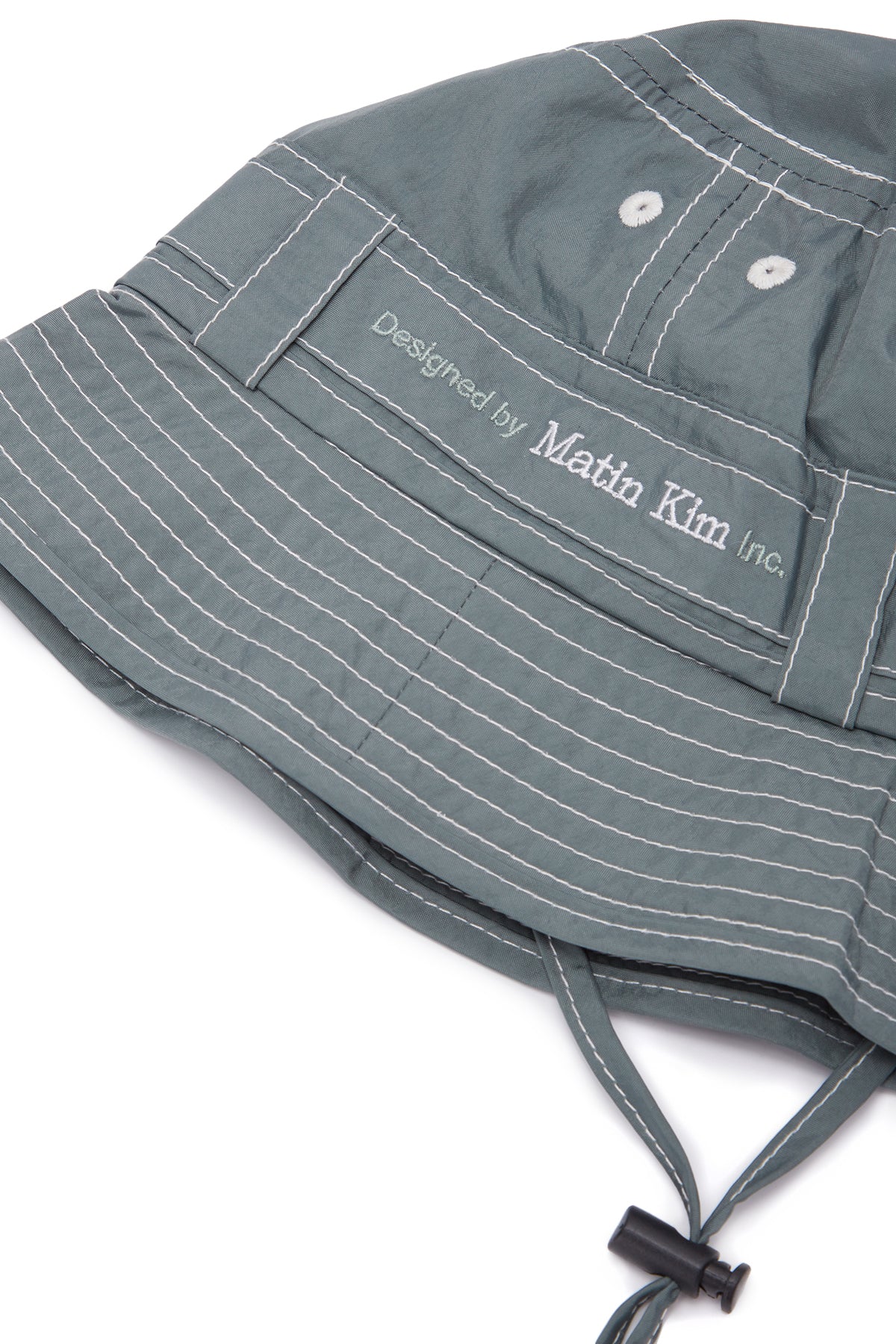 [matinkim] MATIN STITCH SAFARI BUCKET HAT IN CHARCOAL