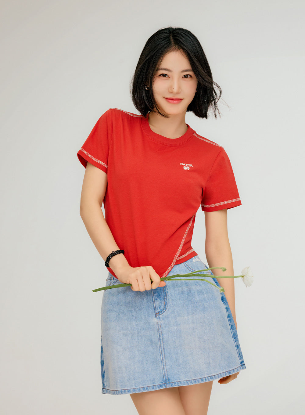 Satur (W) Dublin T-shirt - Red