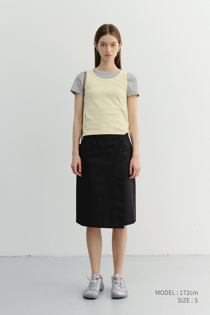 Dunst Essential Sleeveless Top Butter