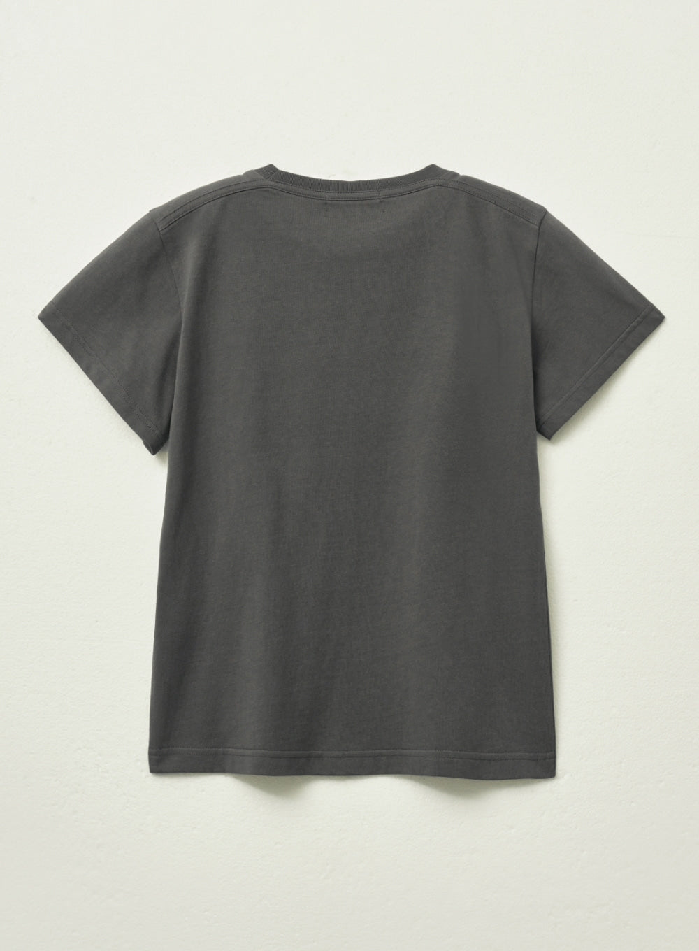 [satur] (W) Sun Retro Graphic T-Shirt - Charcoal Ivory